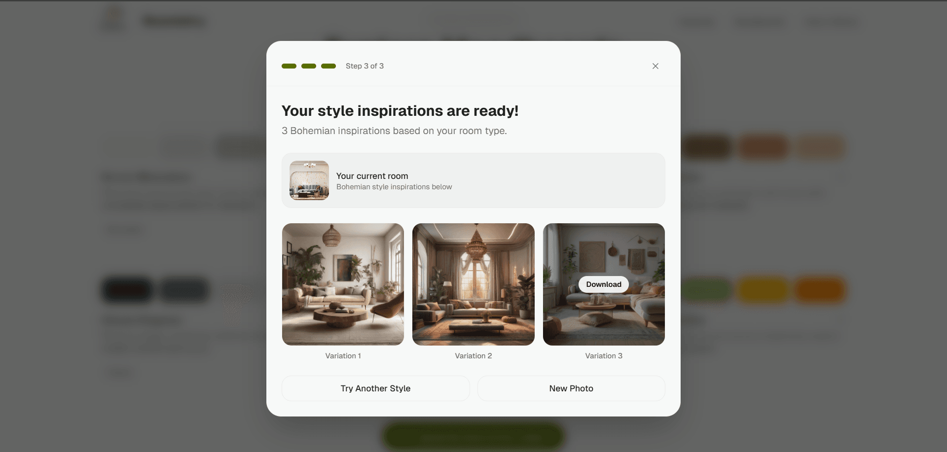 Roomistry - AI-powered room redesign platform